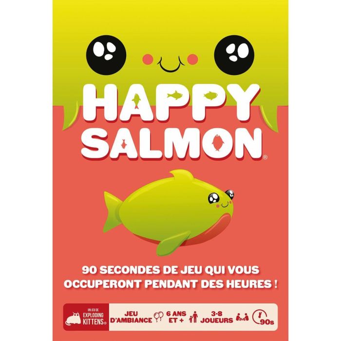 Asmodee ASM1739297193976 Salmón Feliz - Juego de Cartas de Mesa para Niños y Adultos, Diversión Familiar 4