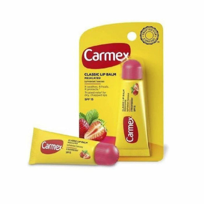 Carmex Stick Labial Sabor Fresa 4.25 gr 8 Carmex Stick Labial Sabor Fresa 4.25 gr 8