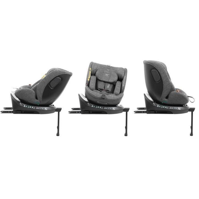 Babyauto CORE BAB8435593702970 Silla de coche Grupo 0/1/2/3 I-Size 40/150cm Isofix Giratoria Reclinable Reductor Gris 4