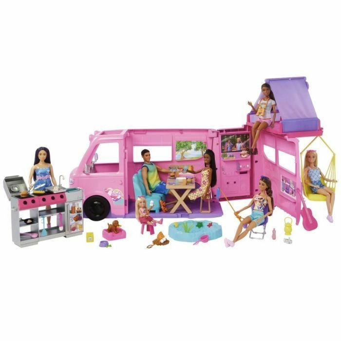 Mattel Supercaravana Barbie 2025 con 7 Zonas de Juego y 6 Accesorios, Dimensiones 88x37,30x52,40 cm 4 Mattel Supercaravana Barbie 2025 con 7 Zonas de Juego y 6 Accesorios, Dimensiones 88x37,30x52,40 cm 4