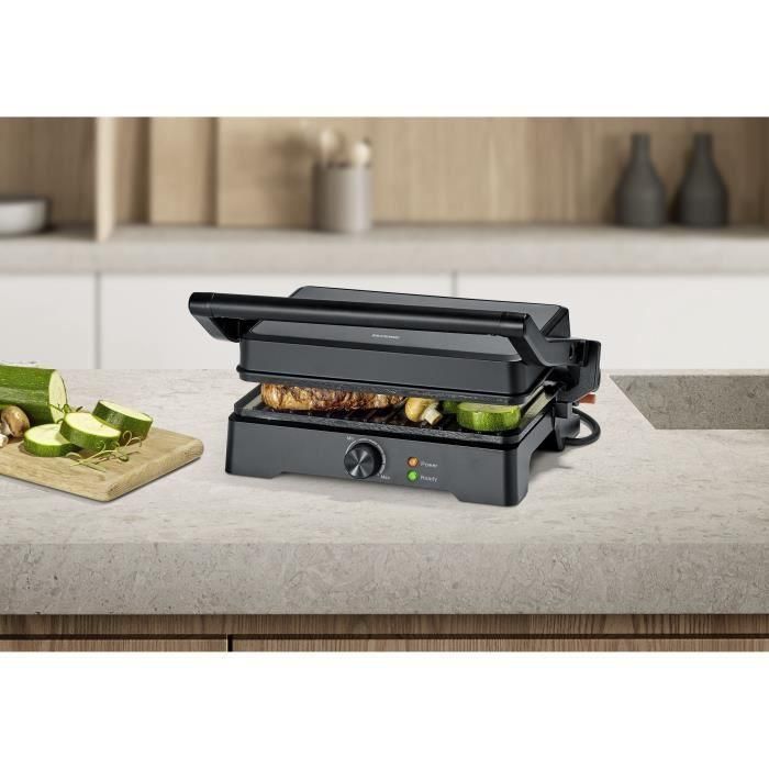 Parrilla SEVERIN - KG2391 - Superficie de cocción 28x17cm - Apertura 180°C - 1800W 1