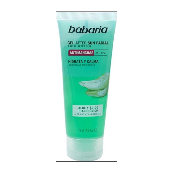 Babaria Anti-manchas aloe y acido hialuronico gel facial after sun 75 ml