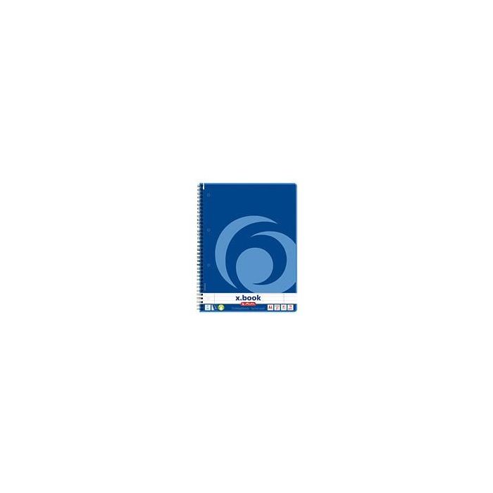 Herlitz 306423 Collegeblock A4 70g/m² 80 Hojas, Rayado con Margen Izquierdo y Derecho