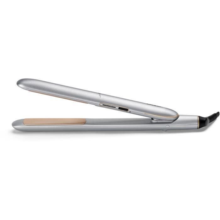 Plancha de Pelo Babyliss ST260E 48 W Negro Acero 0 Plancha de Pelo Babyliss ST260E 48 W Negro Acero 0