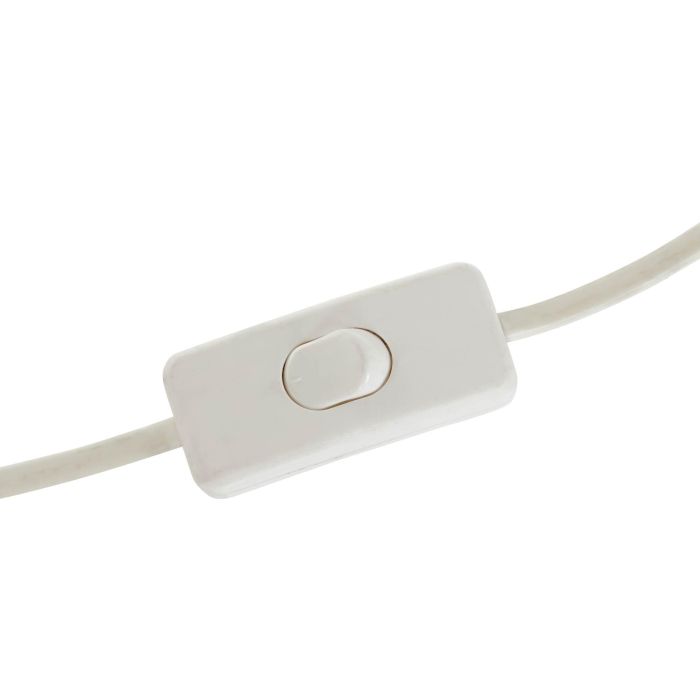 DKD Home Decor Lámpara Techo Urban Blanco 73 x 50 x 96 cm Metal Cristal Bolas 6 Bombillas E27 9