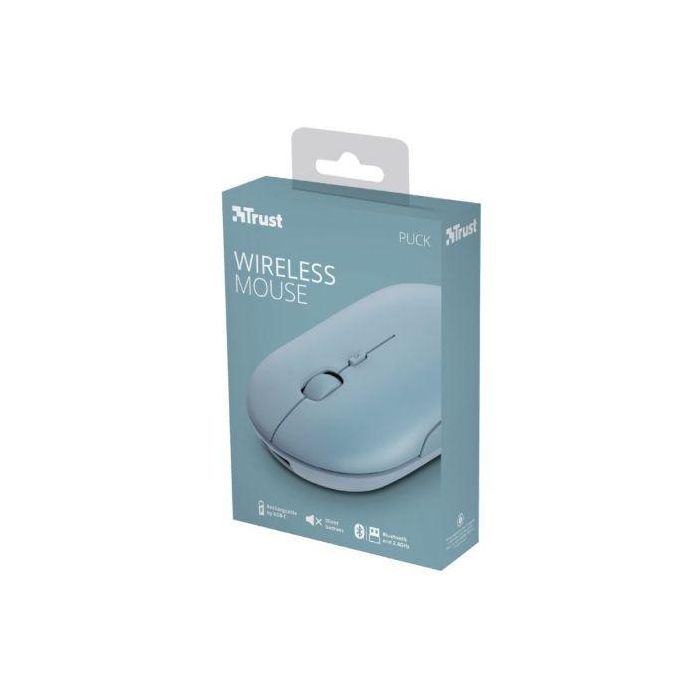 Trust Ratón Inalámbrico Ultrafino 800-1200-1600 Dpi Ambidiestro Recargable Azul 4 Trust Ratón Inalámbrico Ultrafino 800-1200-1600 Dpi Ambidiestro Recargable Azul 4
