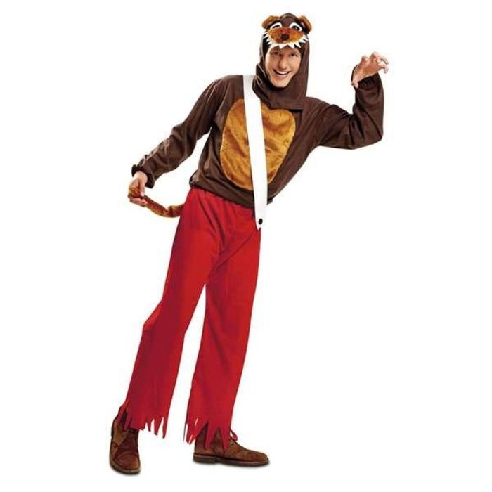 My Other Me Disfraz Lobo Feroz Camisa, Pantalón, Tirante, Cabeza y Rabo Talla XXXL 1