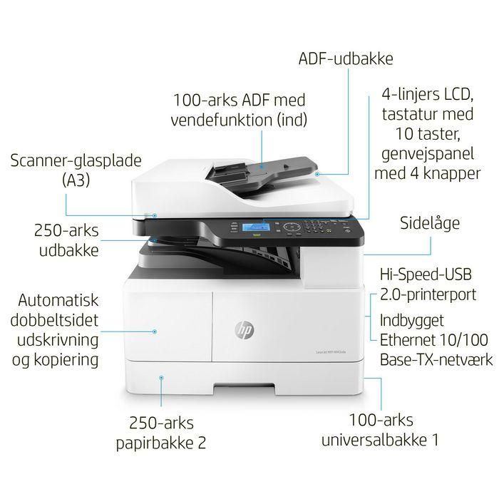 HP LaserJet MFP M443nda Laser 8