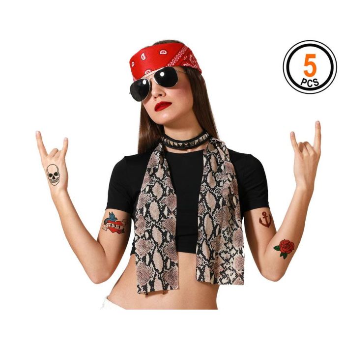Set De Motero Con Gorro, Gafas, Barba Y Tatuajes - Ideal para fiestas temáticas y carnaval 0 Set De Motero Con Gorro, Gafas, Barba Y Tatuajes - Ideal para fiestas temáticas y carnaval 0