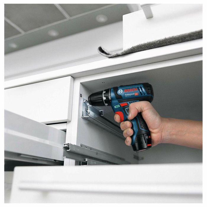 Bosch Professional BOS3165140773263 Taladro Atornillador Inalámbrico 10.8V GSR 10.8-2-LI con Maletín L-Boxx (Solo Herramienta) 2