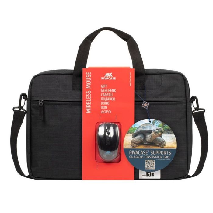 Maletín para Portátil Rivacase Bundle Negro 15"