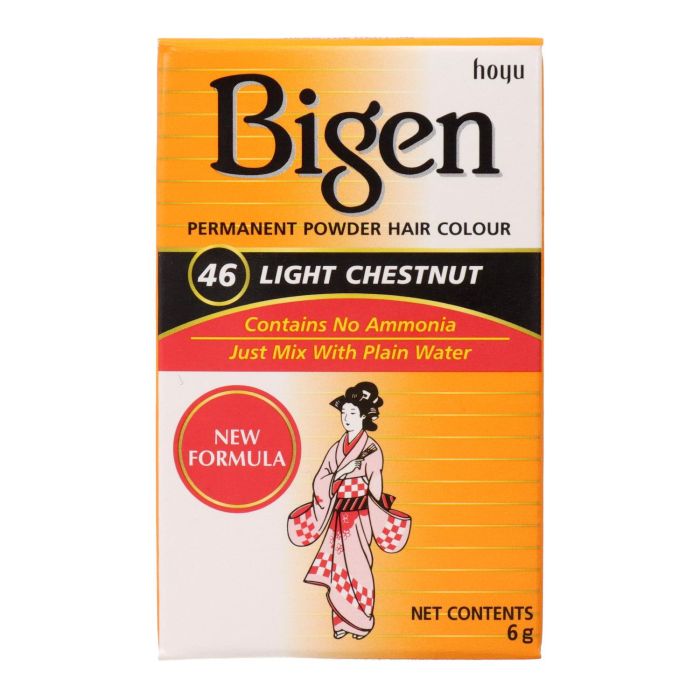 Bigen Coloración Baño de Color Light Chestnut 6 Gr