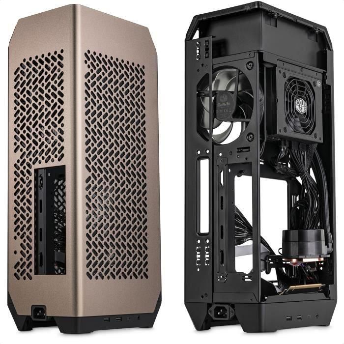 Caja de PC - COOLER MASTER - Ncore 100 Max Bronze Edition - MiniT/ITX/850W/WC (NR100-ZNNN85-SL0) 2