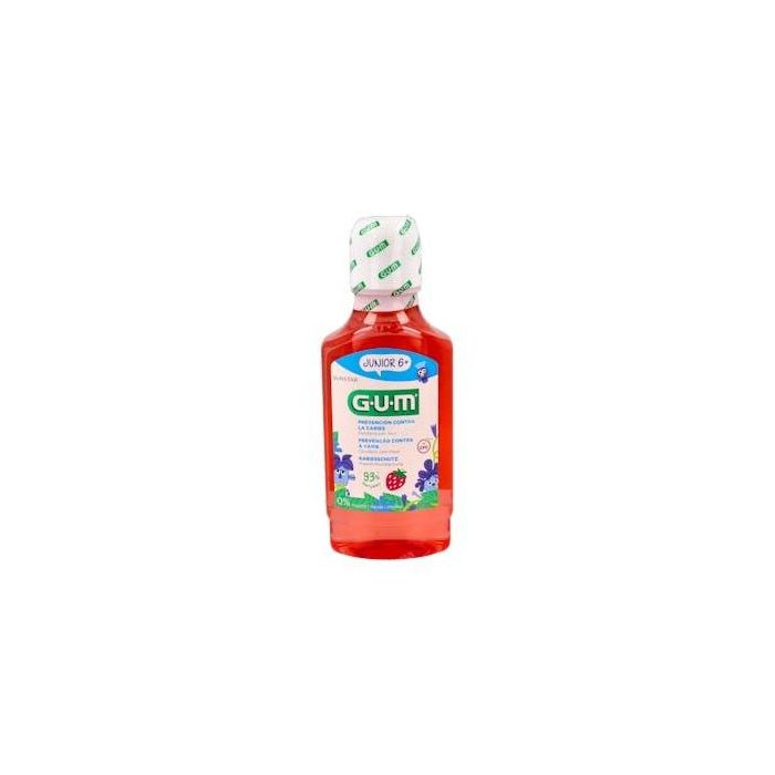 GUM Colutorio Junior +6 Años Fresa 300Ml