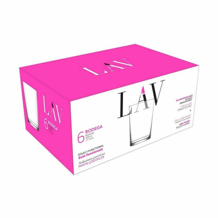Set de 6 Vasos para Sidra 520 cc Bodega - Lav (8 Cajas) Set de 6 Vasos para Sidra 520 cc Bodega - Lav (8 Cajas)