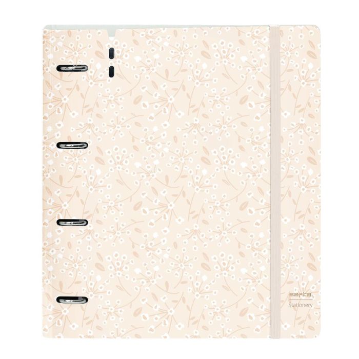 Carpeta de anillas Safta Light pink flowers 2