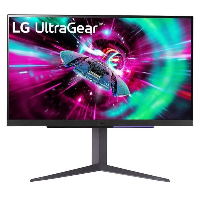 LG UltraGear 27GR93U-B Monitor Gaming 27" 4K UHD (3840x2160) IPS 1ms 144Hz HDR10 con 2xHDMI DP USB Pivot Negro