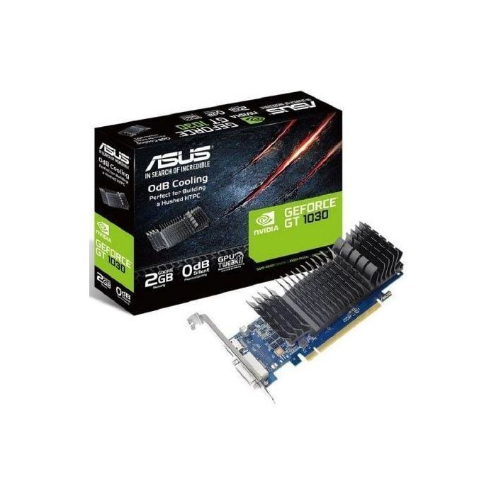 Asus 90YV0AT0-M0NA00 Tarjeta Gráfica NVIDIA GeForce GT 1030 2GB GDDR5 PCIe 3.0 6008MHz HDMI DVI