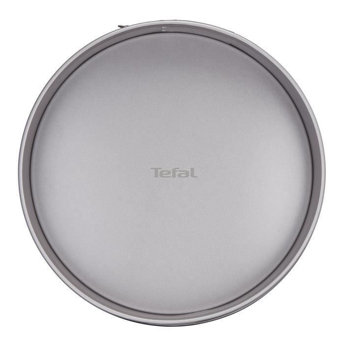 TEFAL Molde de bisagra de acero Delibake - Ø 25 cm - Rojo y gris 1