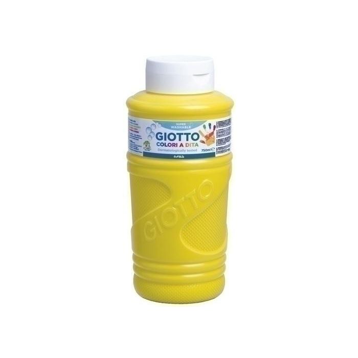 Giotto Pintura De Dedos 750 mL Color Amarillo