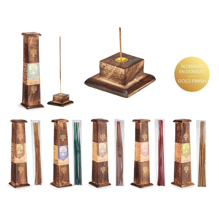 Caja Vertical Soporte 10 Barras Incienso Surtido 6 Aromas - Acorde 8x31x8 cm Madera (12 Unidades) 0 Caja Vertical Soporte 10 Barras Incienso Surtido 6 Aromas - Acorde 8x31x8 cm Madera (12 Unidades) 0