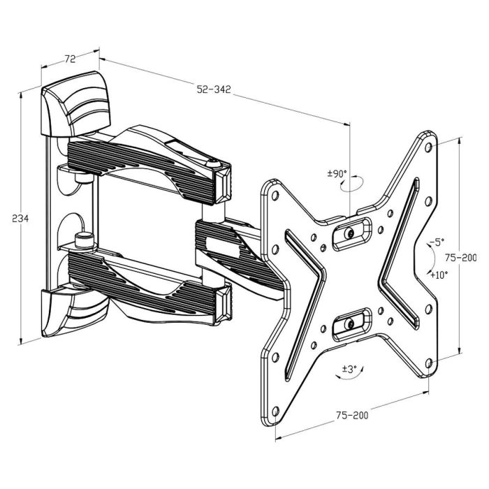 Soporte TV TM Electron 26"-40" 25 kg 2 Soporte TV TM Electron 26"-40" 25 kg 2