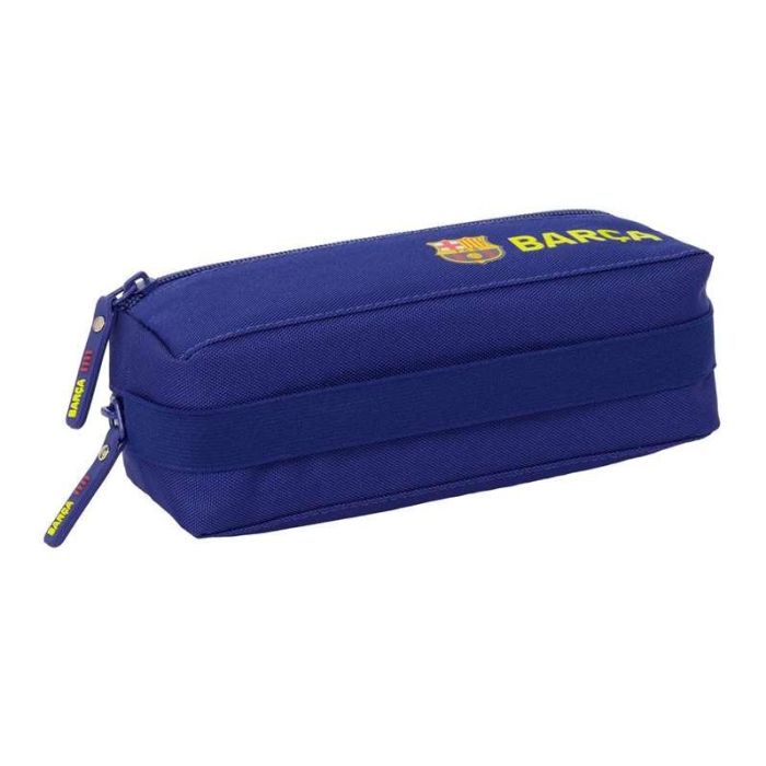 Safta Estuche Escolar Portatodo Triple F.C. Barcelona 1ª Equipación 25/26 con Goma Elástica y 3 Cremalleras 22 cm 2