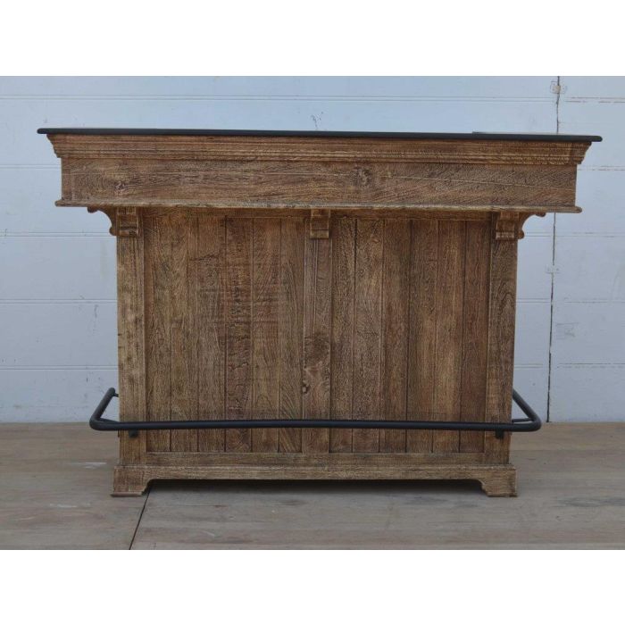 Mueble Bar Item Home DKD Home Decor Natural Negro 61 x 107 x 152 cm 1