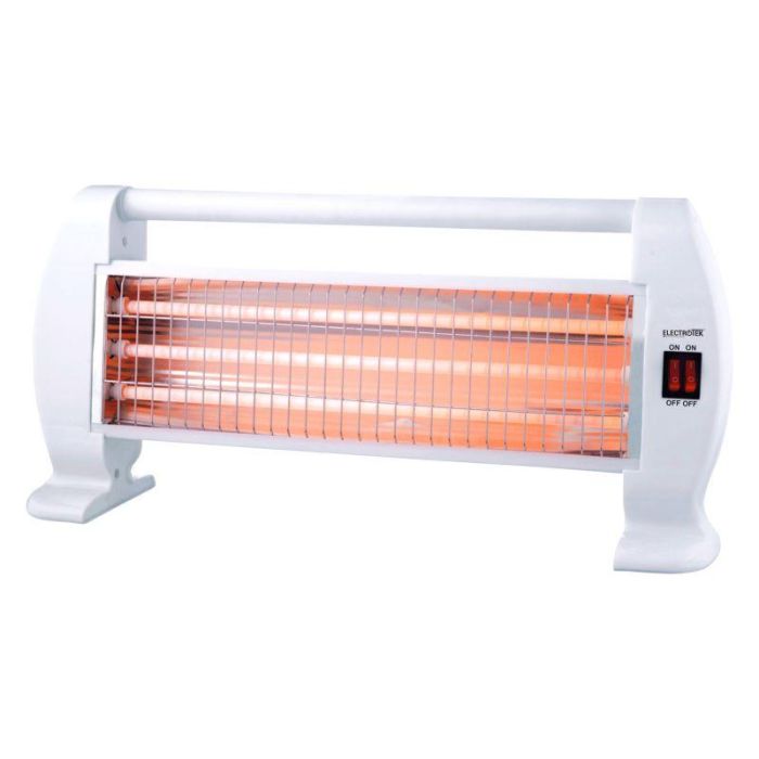 Thulos Estufa de Cuarzo ET-QH14 Radiador Calefactor Portátil 3 Ajustes de Calor 400W/800W/1200W con Seguridad antivuelco