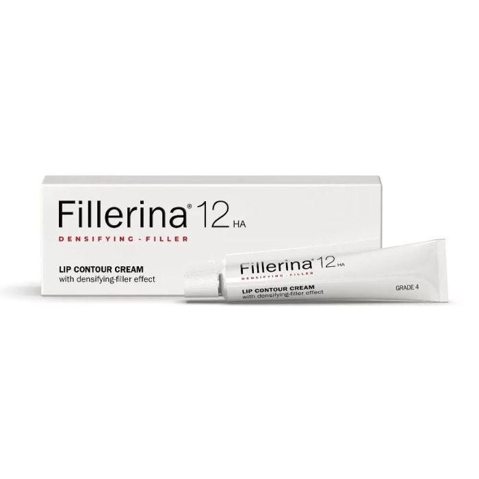 Fillerina 12HA Densifying Filler Grade 4, Hidrata & Reafirma, Crema, Para el contorno de los labios, 15 ml