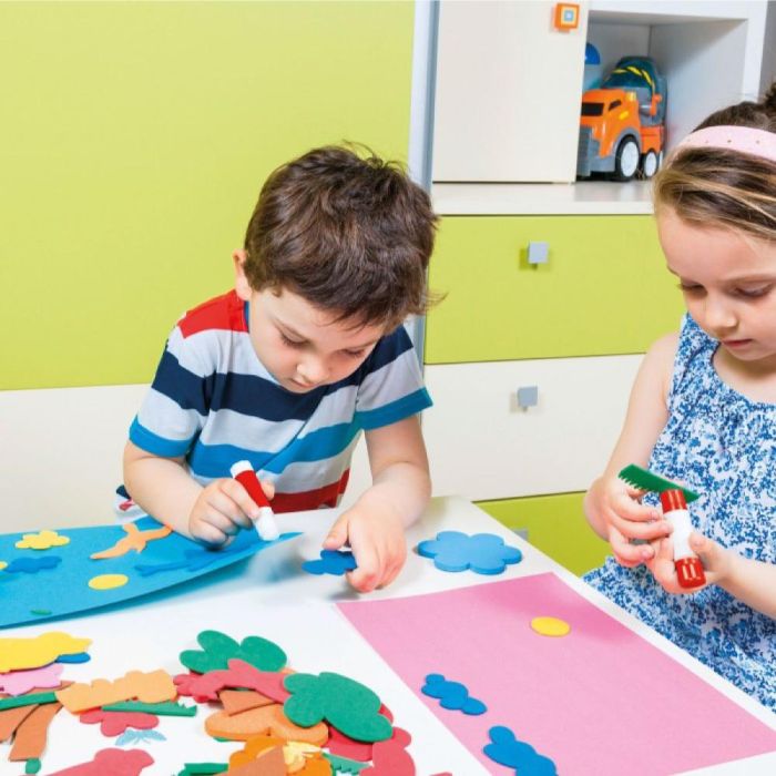 Goma Eva Apli Hoja 22X30 Cm (A4) Bolsa 10 Colores 1