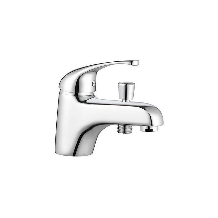 ROUSSEAU CARDIFF Mezclador monomando para bañera y ducha cromado - Ahorro de agua - Acabado brillante ROUSSEAU CARDIFF Mezclador monomando para bañera y ducha cromado - Ahorro de agua - Acabado brillante