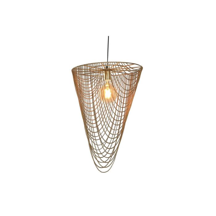 Lampara Techo Glam DKD Home Decor Dorado 46 x 69 x 46 cm 5