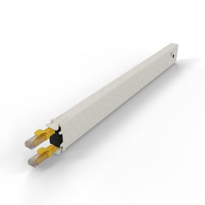 PATCHBOX patchbox.one Cable Cassette Cat.6a UTP 8RU Amarillo para gestión de cables en Rack Modular, con fácil intercambio y soporte PoE++ 3 PATCHBOX patchbox.one Cable Cassette Cat.6a UTP 8RU Amarillo para gestión de cables en Rack Modular, con fácil intercambio y soporte PoE++ 3