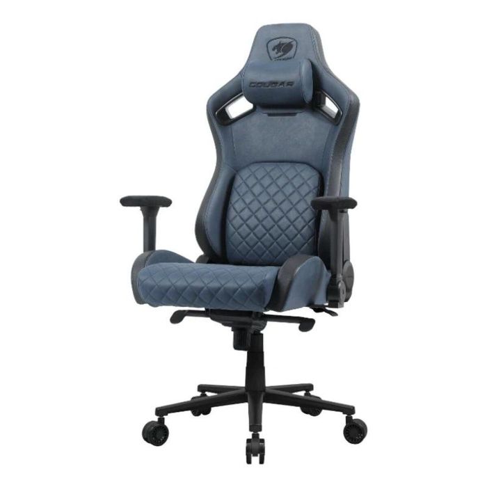 Cougar Silla Gaming Defensor S Navy Blue F Silla para videojuegos universal, 150 kg, Asiento acolchado, Respaldo tapizado, Color Azul y Negro 2 Cougar Silla Gaming Defensor S Navy Blue F Silla para videojuegos universal, 150 kg, Asiento acolchado, Respaldo tapizado, Color Azul y Negro 2