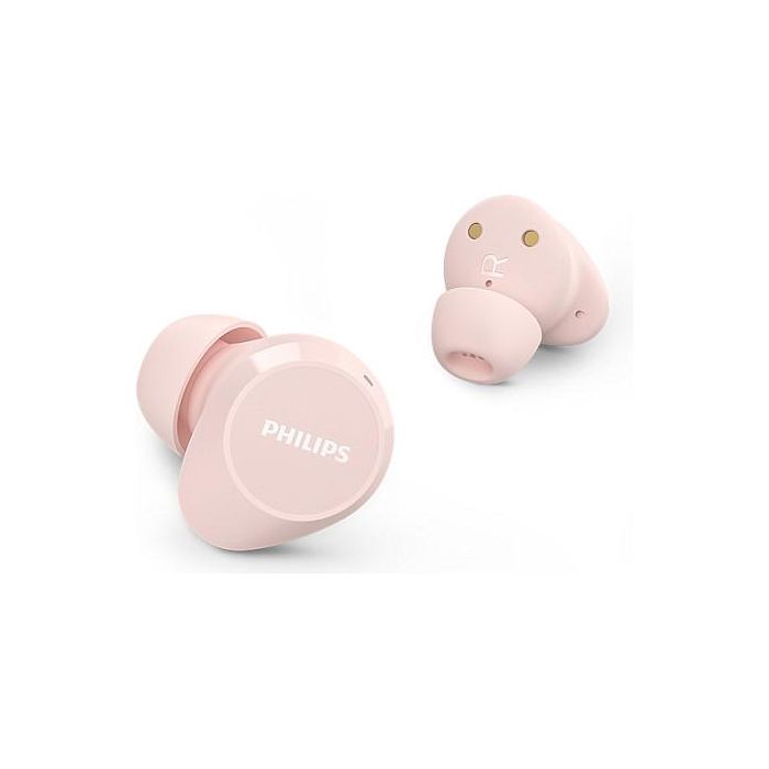 Philips Auriculares Bluetooth TAT1209 Rosa con Estuche de Carga, Autonomía 6h 1