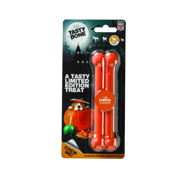 Tasty Bone Hueso Duradero Halloween Calabaza Small