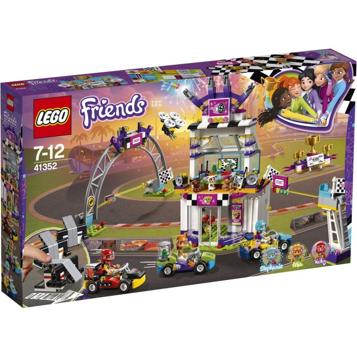 LEGO Friends 41352 Gran Carrera Set de Construcción, 648 Piezas, de 7 a 12 Años, Multicolor, Juego de Chica con 3 Figuras 7