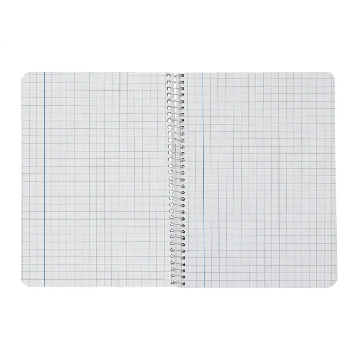 Liderpapel Cuaderno A5 Smart Espiral Tapa Blanda 80 Hojas Cuadro 8mm 75gr Colores Surtidos 7