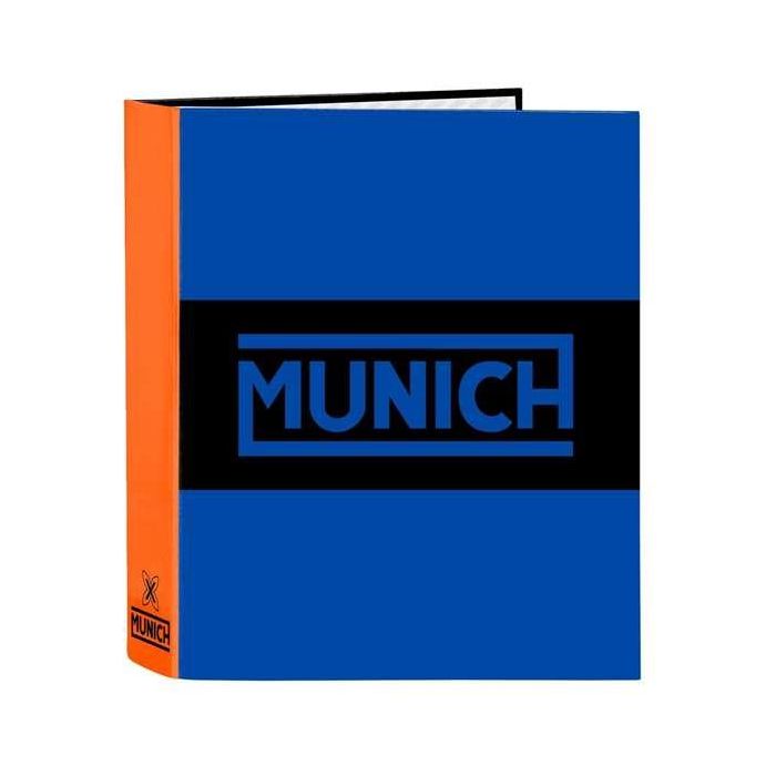 Carpeta de anillas Munich Submarine Azul eléctrico A4 27 x 33 x 6 cm 2
