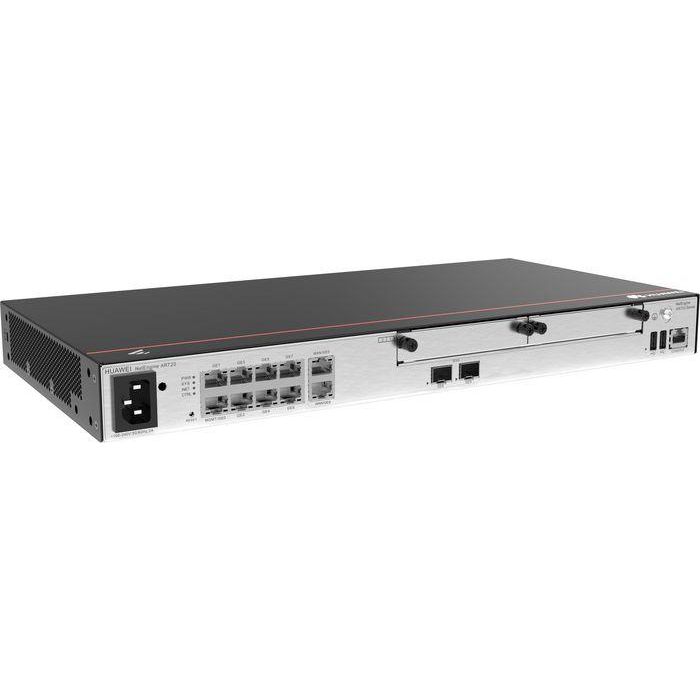 HUAWEI eKit AR720 Router NetEngine AR700 Series, 2 GE combo WAN, 8 GE LAN, 2 USB 2.0, 2 SIC, Alto Rendimiento