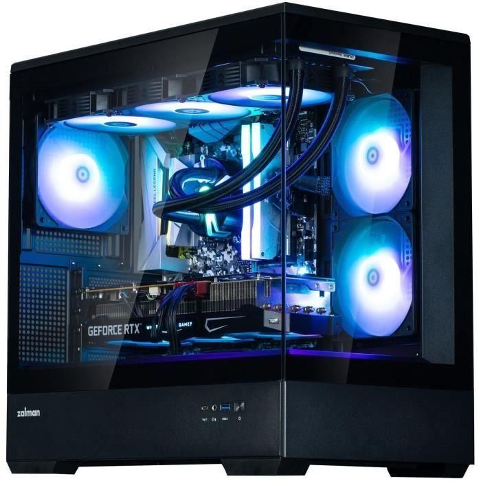 Caja de PC sin fuente de alimentación - ZALMAN P30 (Negro) - Torre media - Formato M-ATX 1 Caja de PC sin fuente de alimentación - ZALMAN P30 (Negro) - Torre media - Formato M-ATX 1