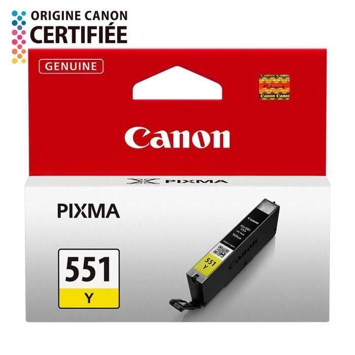 Canon MG-5450/6350 IP7250 Cartucho Amarillo CLI-551 0 Canon MG-5450/6350 IP7250 Cartucho Amarillo CLI-551 0