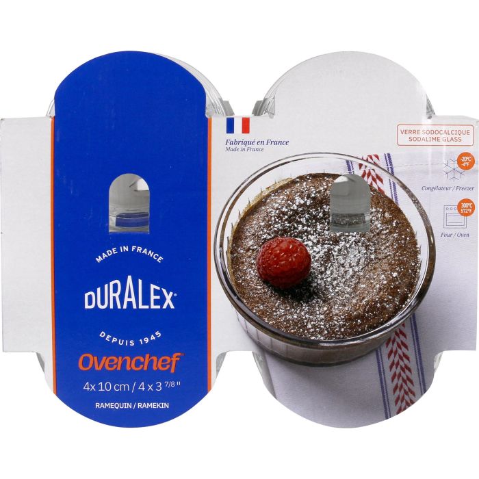 Duralex Set 4 Ramequin Transparente Ovenchef 24 cl (12 Cajas)