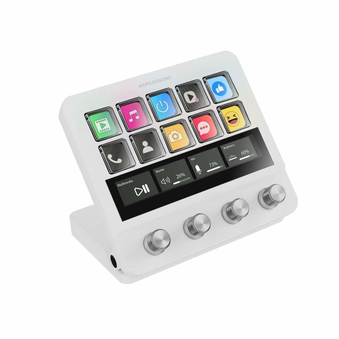 Teclado Mars Gaming MSDPROW Blanco 6 Teclado Mars Gaming MSDPROW Blanco 6
