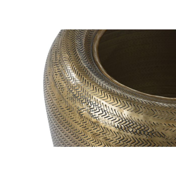 DKD Home Decor Macetero Mundra Dorado 64 x 47 x 64 cm Set de 2 2 DKD Home Decor Macetero Mundra Dorado 64 x 47 x 64 cm Set de 2 2