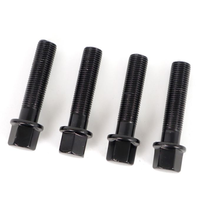 Omp OMPS09661401 Juego de 4 Tornillos M14x1.5 Plano Largo 48 mm Llave 17 Color Negro Din 10.9 1