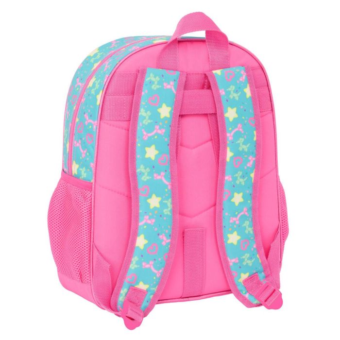 Mochila Escolar Gabby's Dollhouse Confetti Rosa Turquesa 32 x 38 x 12 cm 2 Mochila Escolar Gabby's Dollhouse Confetti Rosa Turquesa 32 x 38 x 12 cm 2