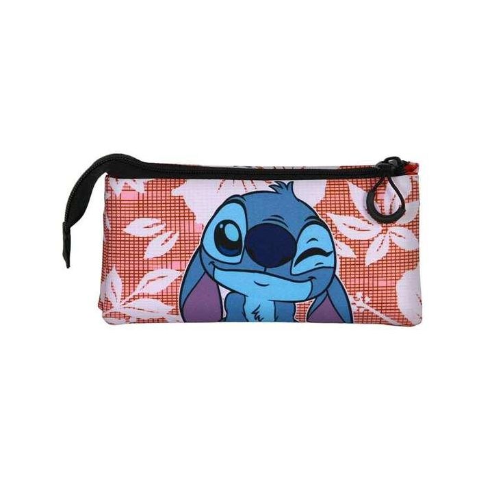 Karactermania Lilo y Stitch Portatodo Triple Fan 2.0 Estuche Escolar Rectangular con 3 Compartimentos y Cremallera, Rosa, 11 x 23 x 7 cm 2 Karactermania Lilo y Stitch Portatodo Triple Fan 2.0 Estuche Escolar Rectangular con 3 Compartimentos y Cremallera, Rosa, 11 x 23 x 7 cm 2