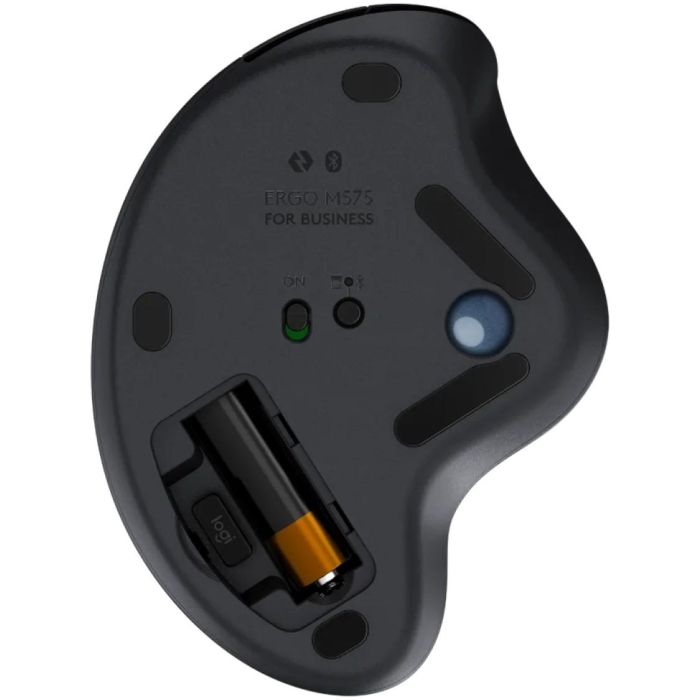Logitech M575 910-006221 ERGO Trackball Inalámbrico Bluetooth Grafito para Oficina 2000 DPI Mano Derecha 1